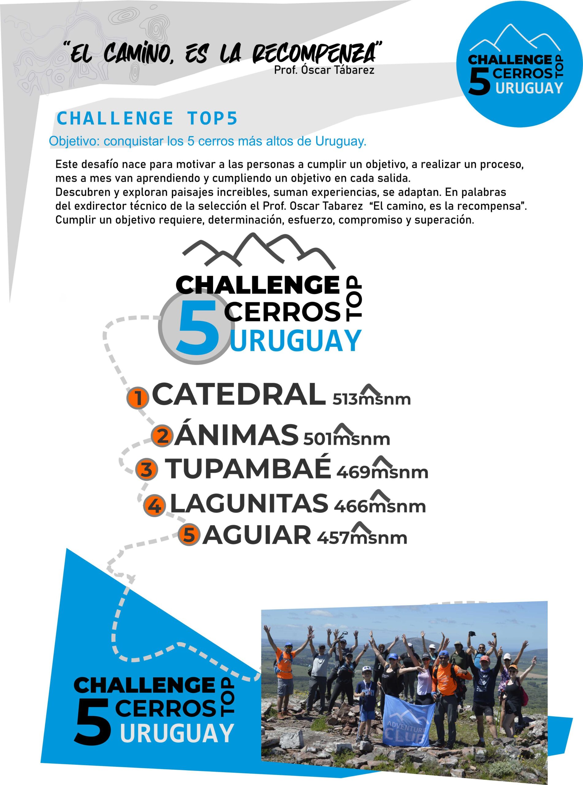 Top5 Challenge Adventure Club Uruguay