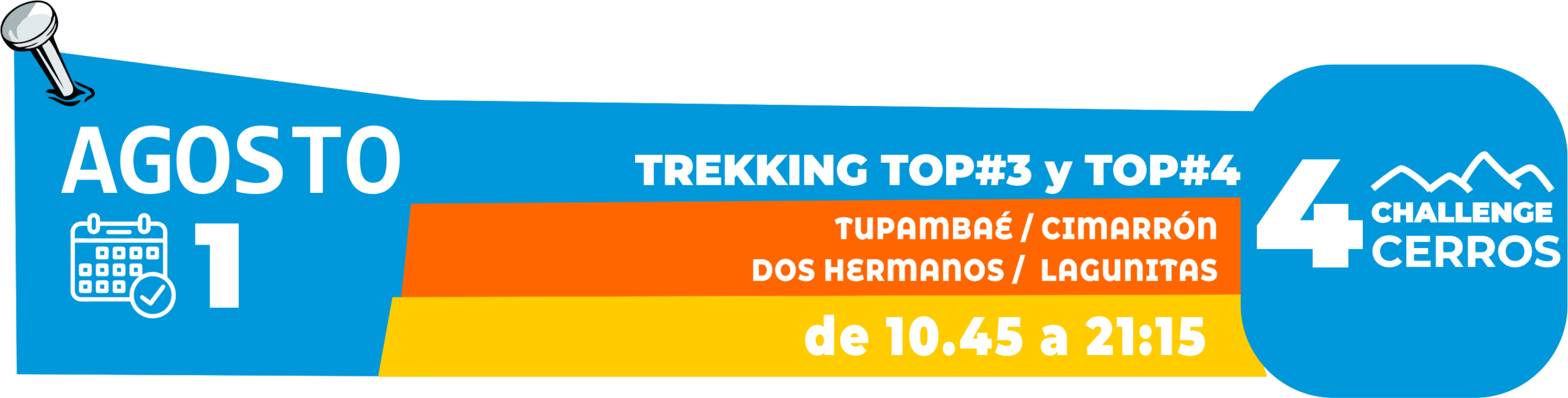 + Informacón y Reserva tu lugar Adventure CLUB Challenge 4 Cerros