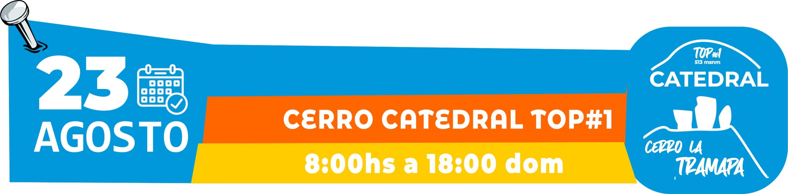 + Informacón y Reserva tu lugar Adventure CLUB Trekking Top#1 Cerro Catedral