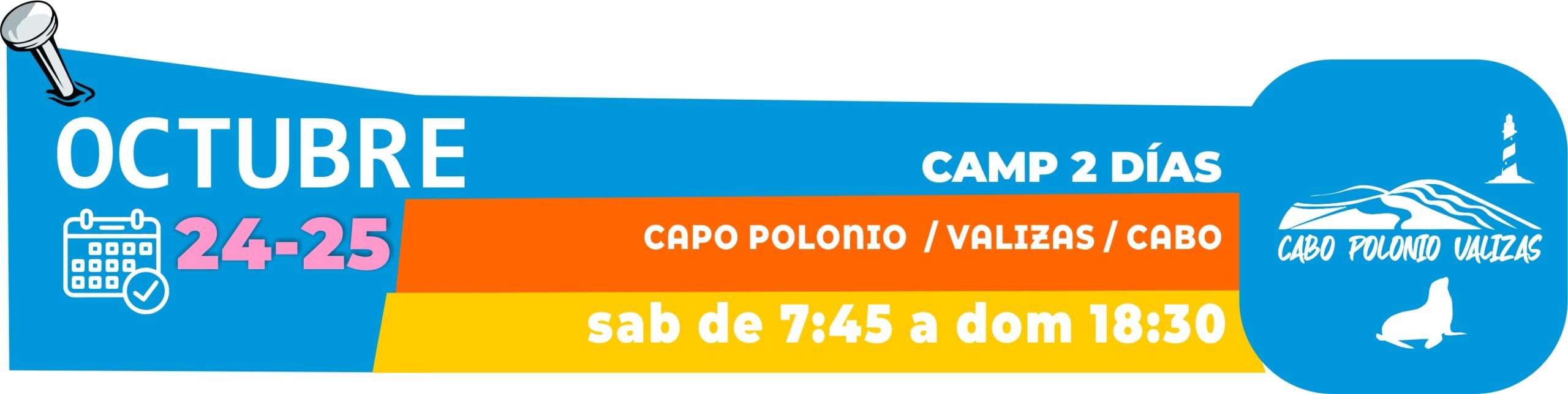 Trekking CAMP Cabo Polonio Octubre 2026 Adventure CLUB